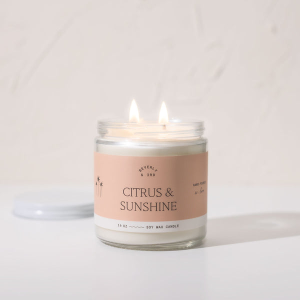 Citrus & Sunshine 16oz Soy Candle