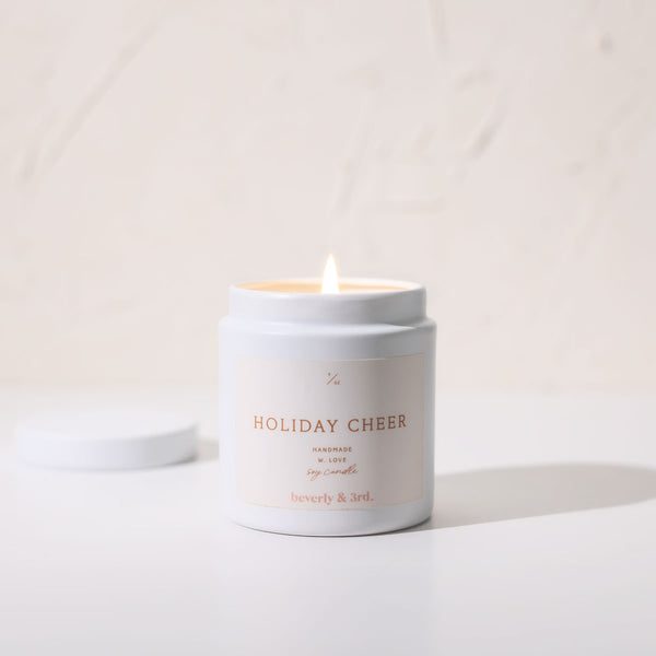Holiday Cheer Christmas Candle