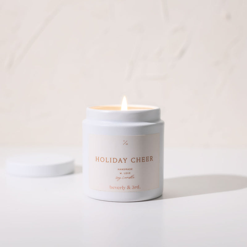 Holiday Cheer Christmas Candle