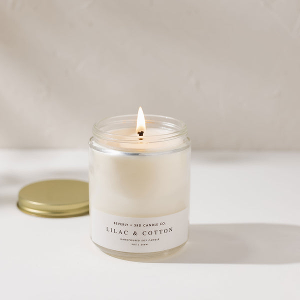 Lilac & Cotton Soy Candle