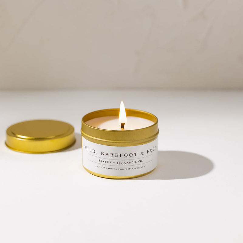 Wild, Barefoot & Free Travel Tin